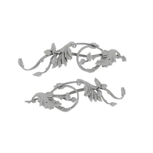 Baroque Swirl Ornament