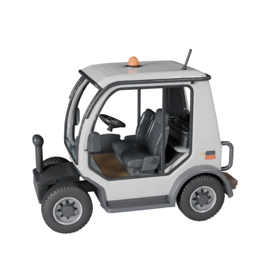 Carrello portabagagli aeroporto 3D Model per Blender & Giochi -