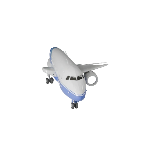 Печатный лайнер в стиле боинг STL 3D модель для