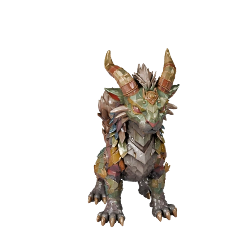 Modello 3D Idra Low Poly - Asset Unity con FBX | Royalty-Free