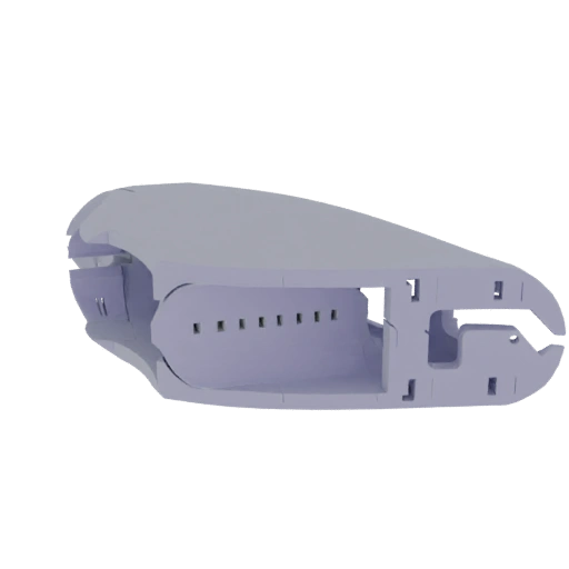 Futuristic Aircraft Fuselage 3D Model