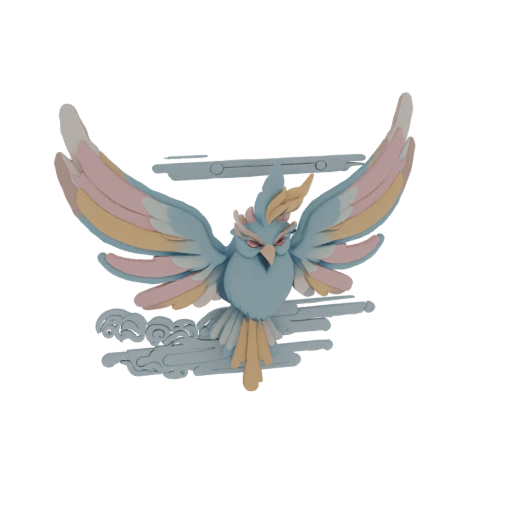 Mystical Blue Bird