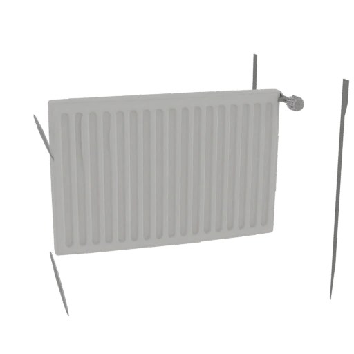 White Panel Radiator