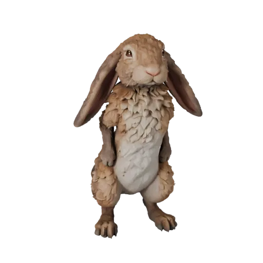 Rabbit 3D Model for Blender - PBR Asset with Textures | Royalty-Free