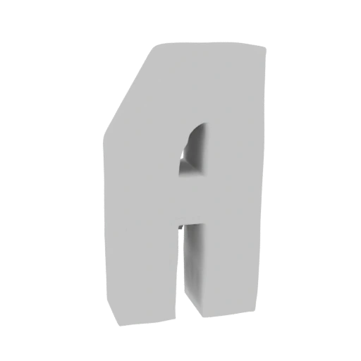 3D Letter A