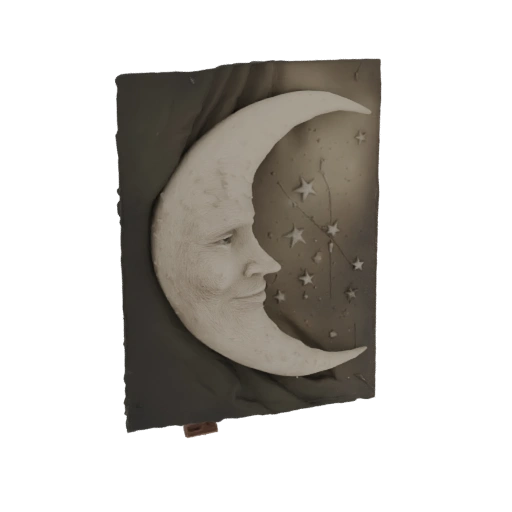 Man in the Moon Wall Plaque