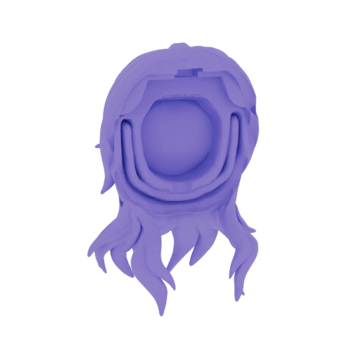 Purple Wavy Hair Wig