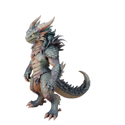Modèle 3D Basilic Low Poly - Asset Unity avec FBX | PBR