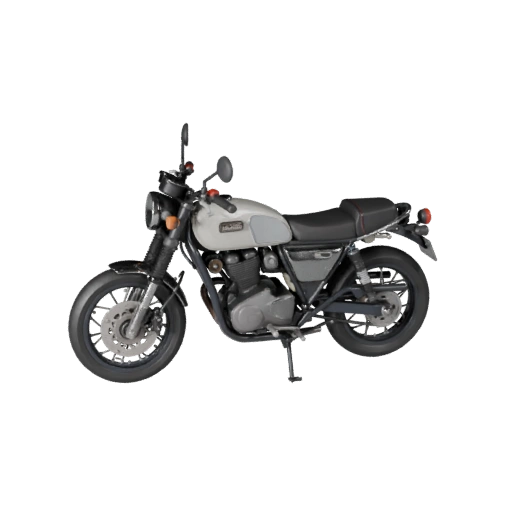 Motocicleta Retro Modelo 3D para Blender y Juegos - Realista
