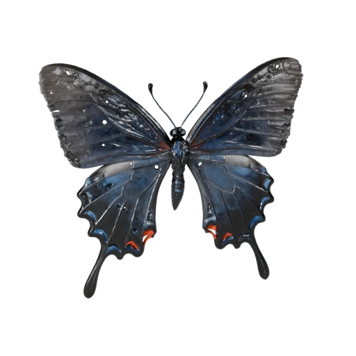 Modello 3D Farfalla Coda di Rondine per Unity - Asset Pronto per il Gioco, FBX