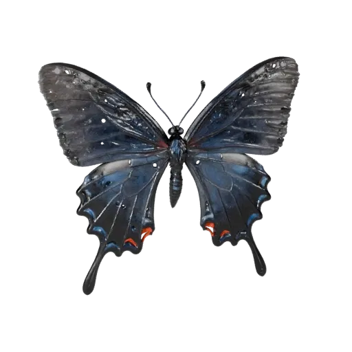 Swallowtail Butterfly 3D Model for Unity - Game Ready Asset, FBX