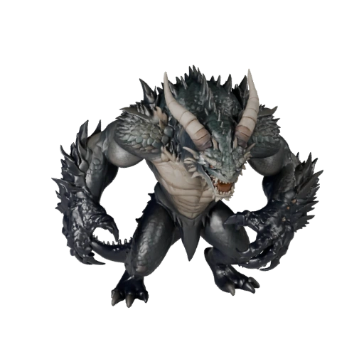 Modelo 3D Kraken Realista - Asset PBR Rigged para Jogos | PBR