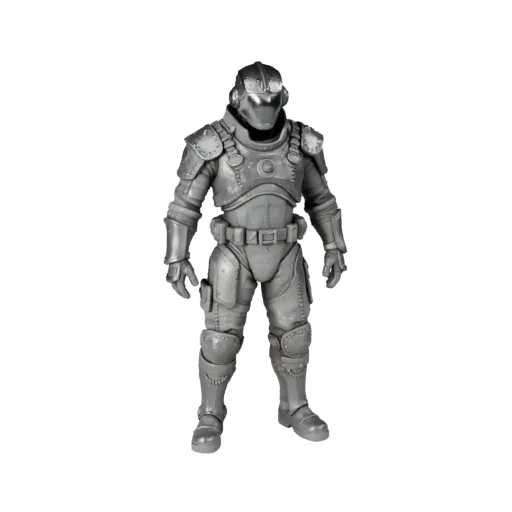 Sci-Fi Arcane NPC Officer Character Model - Rigged
