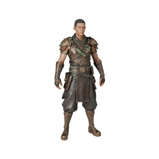 Realistic Assault Ninja Character Model - Rigged