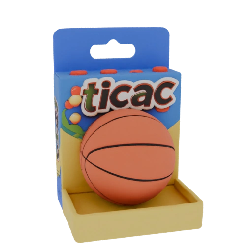 3D Basketball in Tic Tac Box