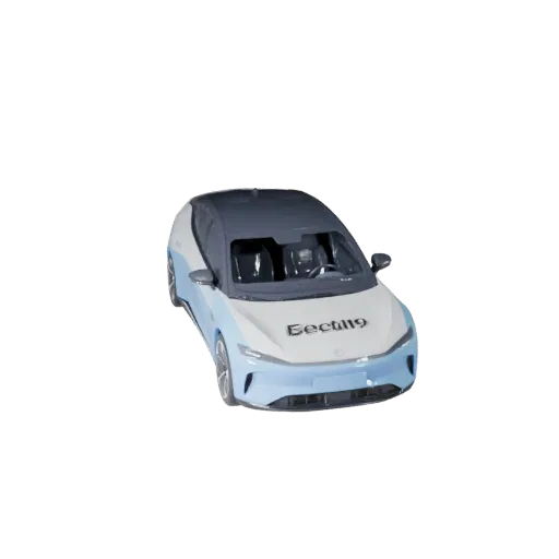 Electric Car 3D Model for Blender - Render Ready Asset