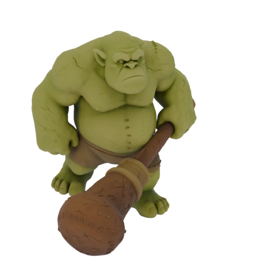 Miniature STL de Troll Ennemi Fantasy - Essaim