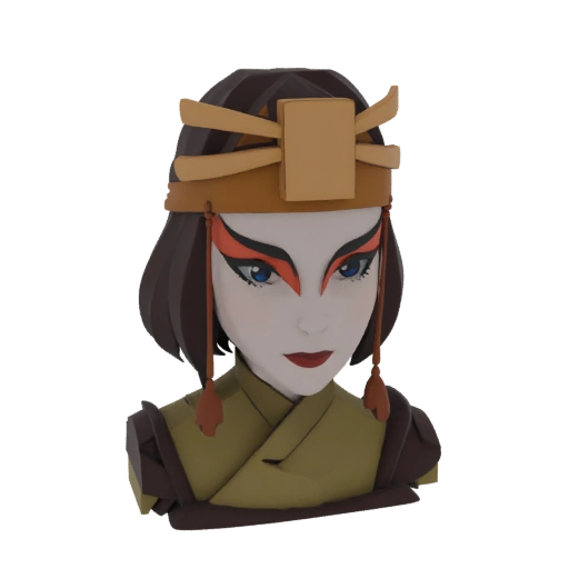 Avatar Kyoshi Bust 3D Model