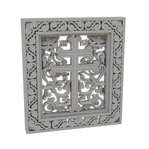 Orthodox Cross Relief Panel