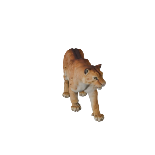 Modèle 3D de Cougar pour Blender - Asset PBR avec Textures | Libre de Droits