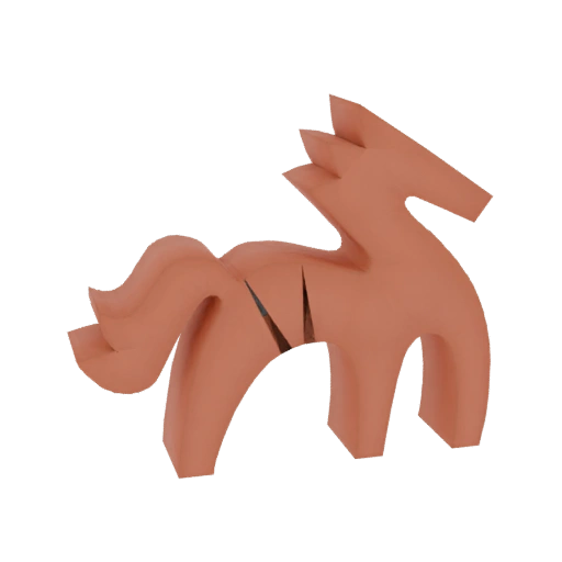 Stylized Horse Figurine