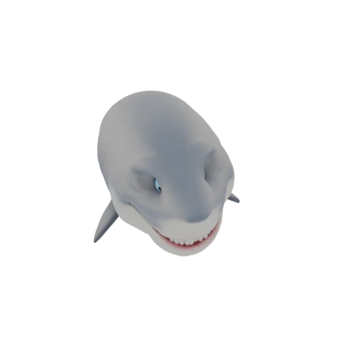 Cartoon Shark 3D Model