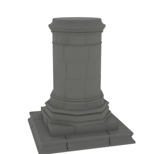 Stone Pedestal Column