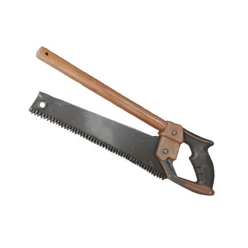 Heavy Duty Saw Realistic 3D model, three-quarter studio render, showing painted metal, functional silhouettes.