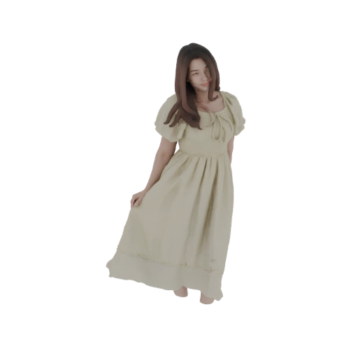 Woman in Flowy Dress