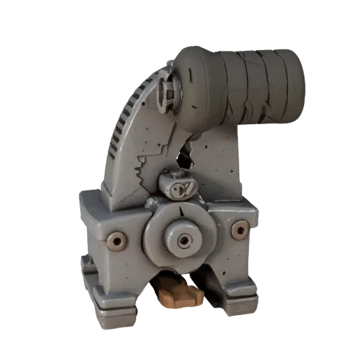 Heavy Duty Clamp Realistic 3D model, three-quarter studio render, showing painted metal, clear grip zones.