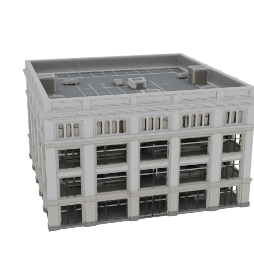 Modern Office Building 3D Model
