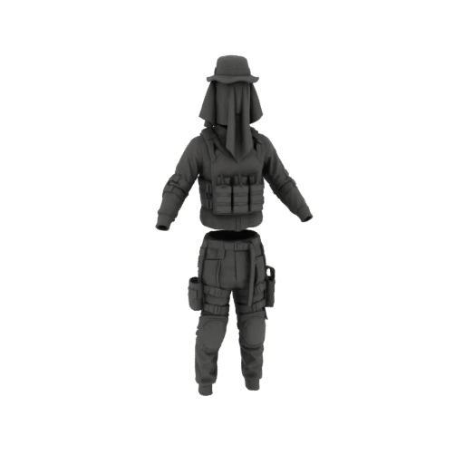 Tactical Operator Outfit 3D Model