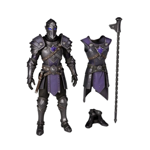 Fantasy Ember Krieger Charaktermodell - Geriggt