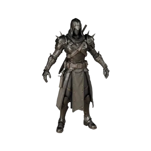 Sci-Fi Armored Assassin Character Model - Rigged