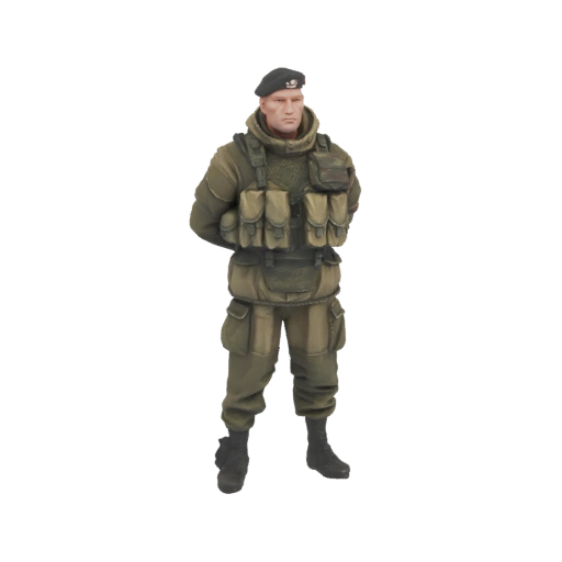 Modern Soldier with Tactical Vest