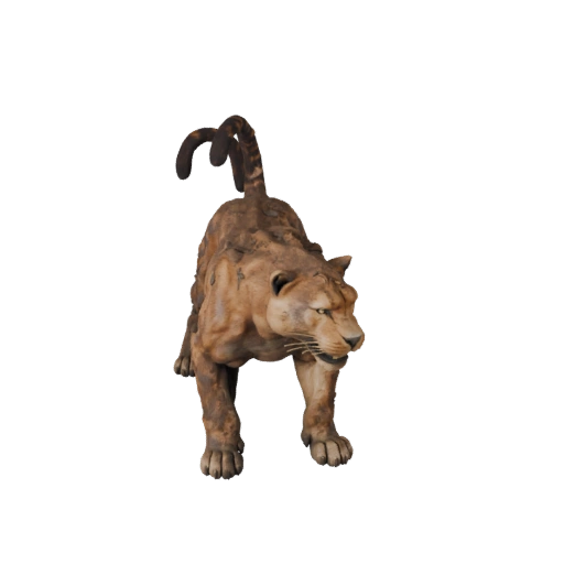 Panthère réaliste 3D - Actif PBR riggé pour jeux | PBR