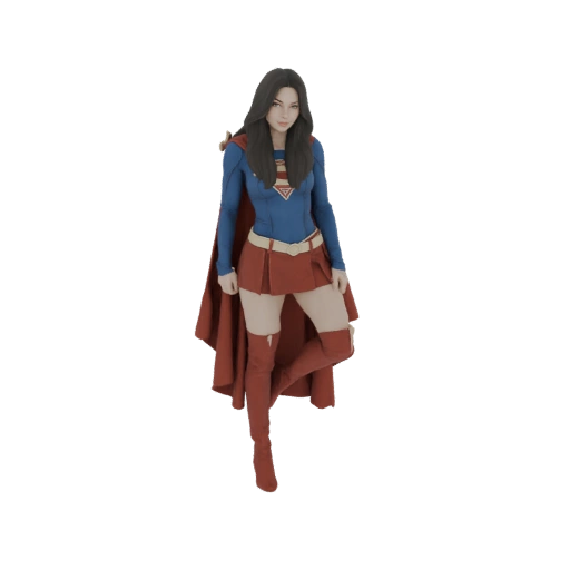 Supergirl 3D Model