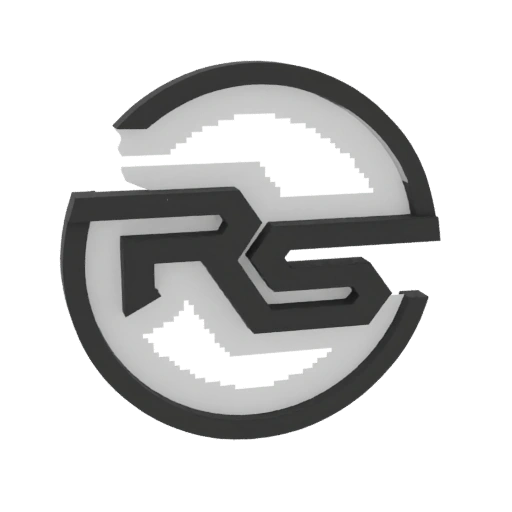 RS Logo Emblem 3D Model