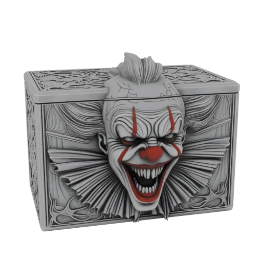 Horror Clown Coffin Box