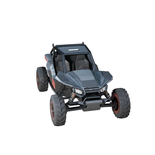 Low Poly Off Road Buggy 3D Model for Unity & Unreal