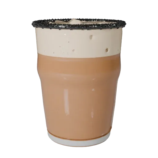 Smoothie Coffee Cup 3D model, three-quarter front view, Unity viewport, showing glass, container shape.