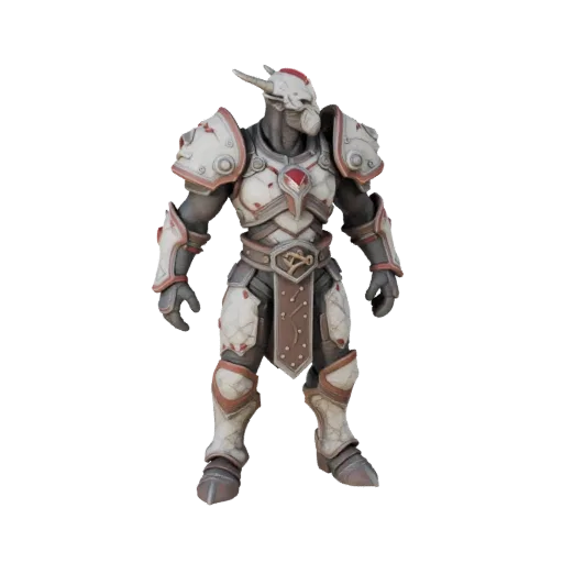 Realistic Command Druid Character Model - Rigged