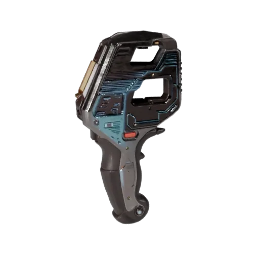 Sci Fi Hologram Projector 3D model, three-quarter front view, Unreal Engine viewport, showing material detail and scale.