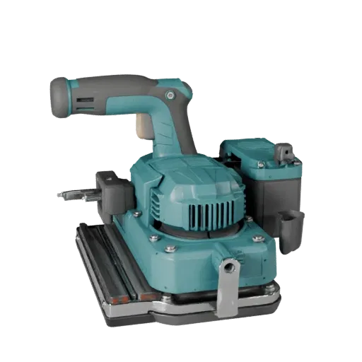 Modèle 3D modulaire d'outil multifonction, vue isométrique du kit modulaire, montrant plastique moulé, poignées ergonomiques.