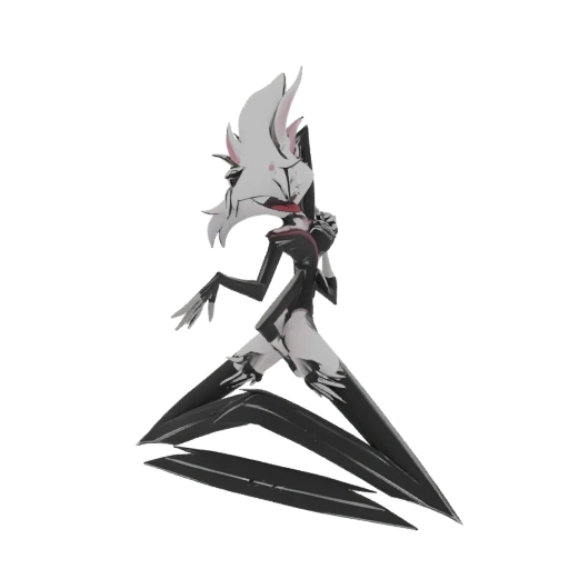 Stylized Cat Demon 3D Model
