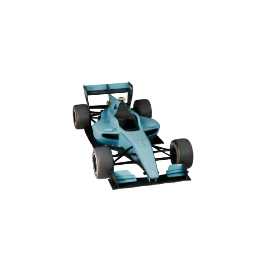 Game Ready Formula Car 3D Model for Realtime Games - PBR