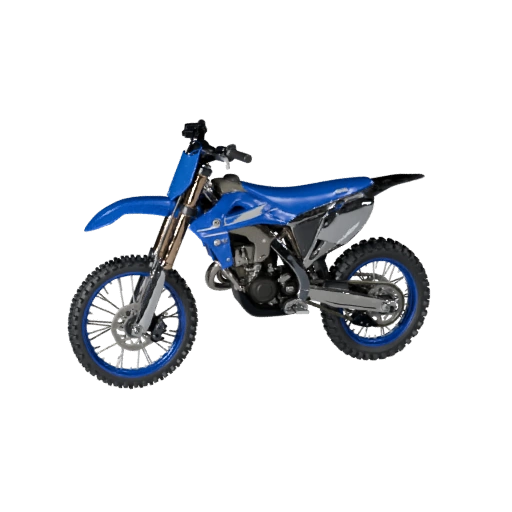 Moto da cross ispirata a Yamaha 3D - Pronto per il gioco PBR