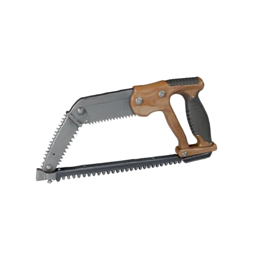Heavy Duty Saw High Poly 3D model, close-up studio render, showing painted metal, functional silhouettes.