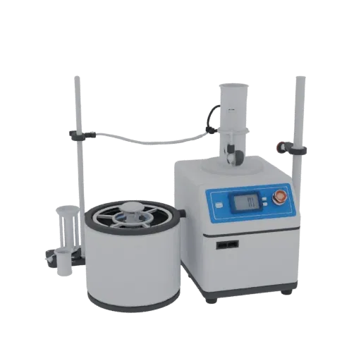 Research Centrifuge High Poly 3D model, close-up studio render, showing glass, recognizable lab forms.