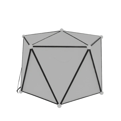 Polyhedron with Square Base